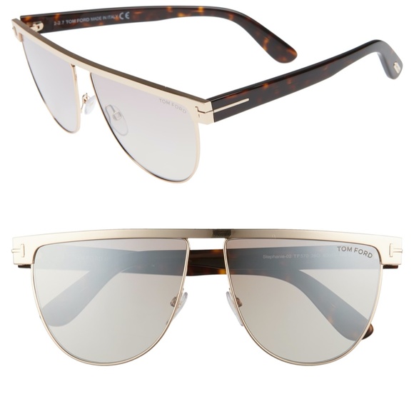 New Tom Ford Stephanie-02 Aviator Sunglasses - Picture 12 of 17